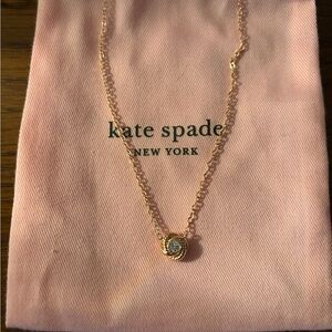 Kate Spade Rose Gold Infinity and Beyond Pendant